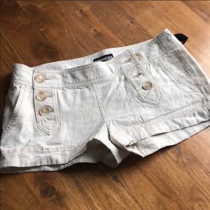 Express linen size 8 shorts